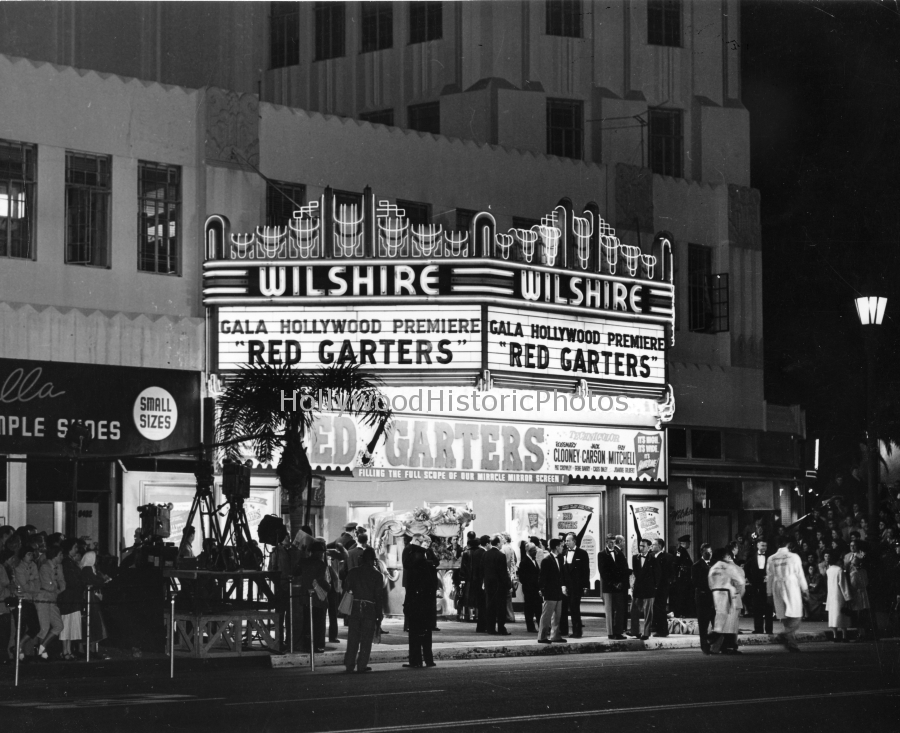Fox Wilshire Theatre 1954 Premiere of Red Garters 8440 Wilshire Blvd..jpg